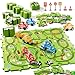 Bennol Toddler Toys Gifts for 2 3 4 5 Year Old Boys 73 Jigsaw Puzzle Race Track Car Set Toys for Kids Boys Toddlers 13 24 35 46 Puzzle Tracks Car Toy Gifts for 2 3 4 5 Year Old Boy Kids - Image 3