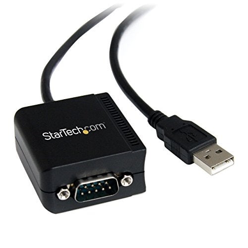 StarTech 8.3ft (2.5m) 1-Port FTDI USB to Serial RS232 Adapter Cable with Optical Isolation, USB to RS232 Adapter - TAA - Image 1