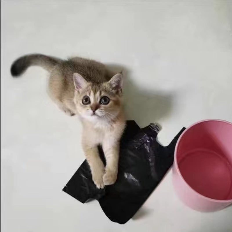 Black Pet Poop Bags, Cat Litter Scooping Bags, Plastic Garbage Bags, Small And Medium-Sized Dog Poop Pick-Up Bags, Thickened Tool - Image 5