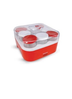 Zahran 8-Jar Yogurt Maker YG6003EG Red/White/Clear  - Image 2