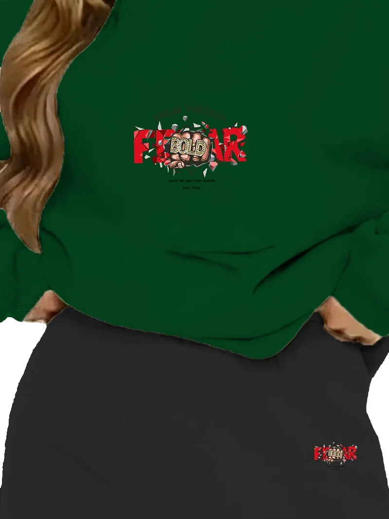 DogFish Tracksuit Oversize Break Printed Tracksuit Green