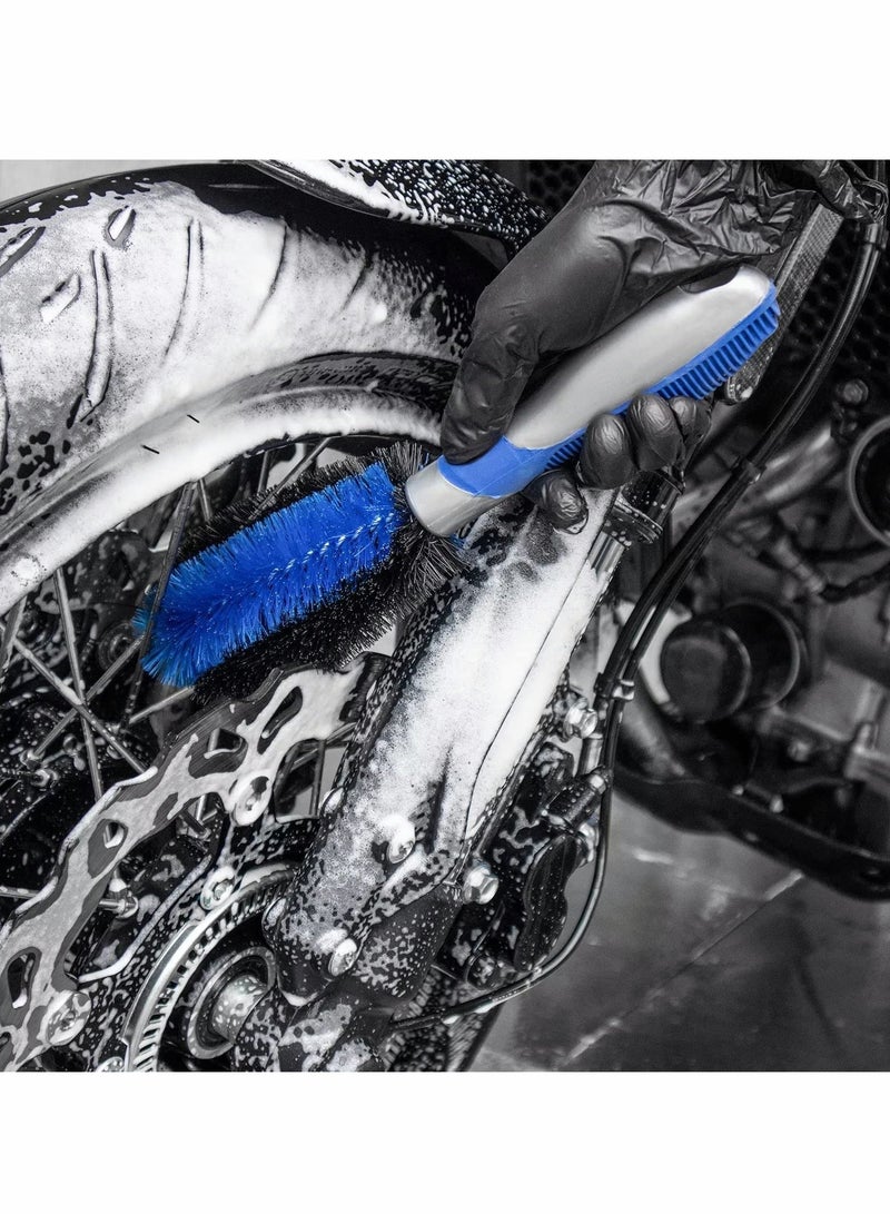 Beauenty Cleaning Brush Car Wheel Brush Set Auto Bicycle Tire Brush Kit Motorcycle Detailing Brush - Image 2