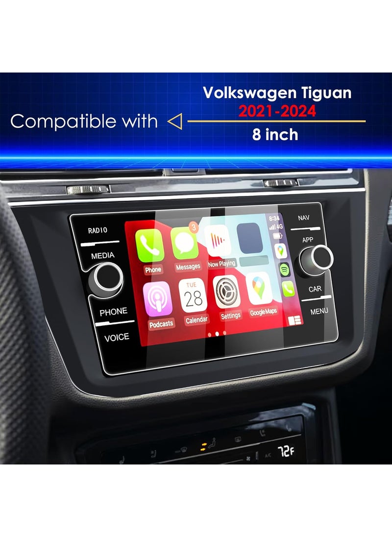 Simpeak Simpeak 2Pack 9H Screen Protector Compatible with Volkswagen Tiguan 2025 2024 2023 2022 2021 12Inch Touchscreen Accessories AntiScratch Sensitive Touch  - Image 2