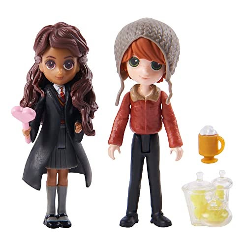 Wizarding World Harry Potter Magical Minis Ron Weasley Parvati Patil Set with 2 Doll Accessories Easter Basket Gifts Kids Toys for Ages 6 and up - Image 1