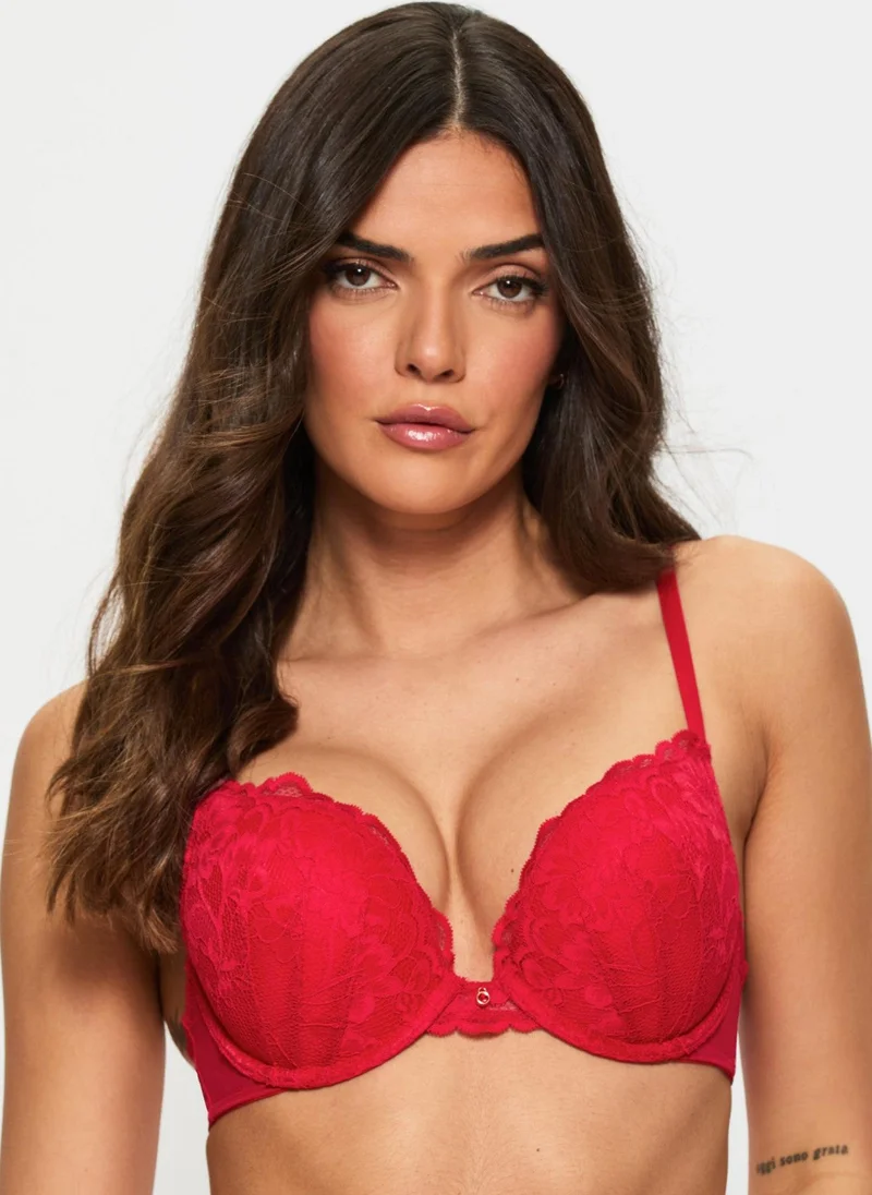 Ann Summers Ann Summers Sexy Lace Planet Padded Boost Red