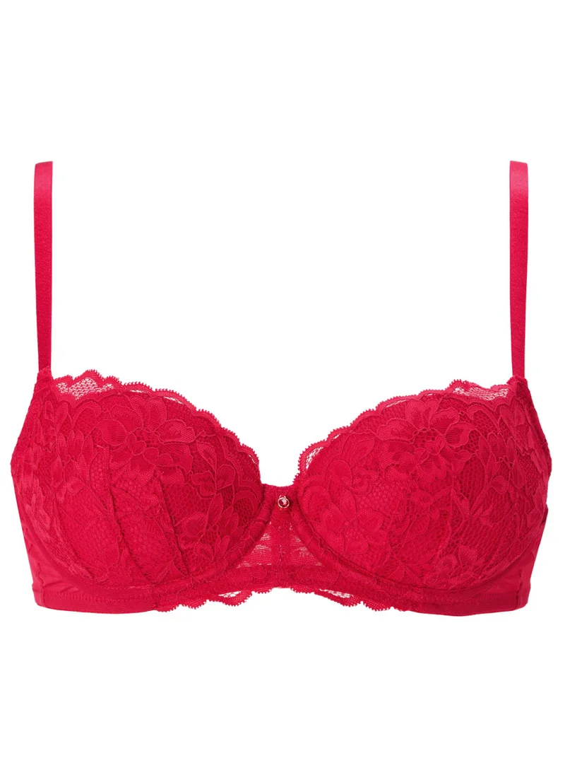 Ann Summers Ann Summers Sexy Lace Planet Padded Boost Red