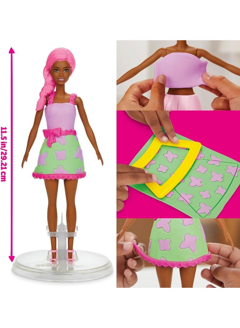 Barbie Play-Doh Barbie Garden Party Set | Make Doll Clothes with Modeling Compound & 10 Fashion Accessories, Arts & Crafts for Girls & Boys 5+ - Image 5
