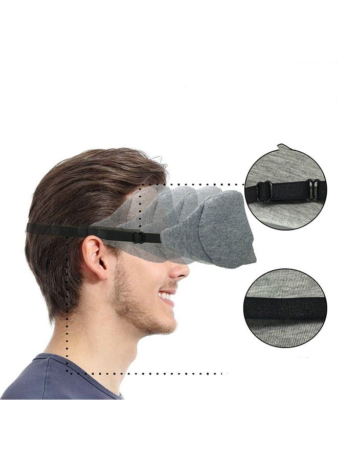 Cotton Sleep Eye Mask  | 100% Blackout Eye Mask for Sleeping | Night Blindfold,Soft and Comfortable with Adjustable Strap - Image 3