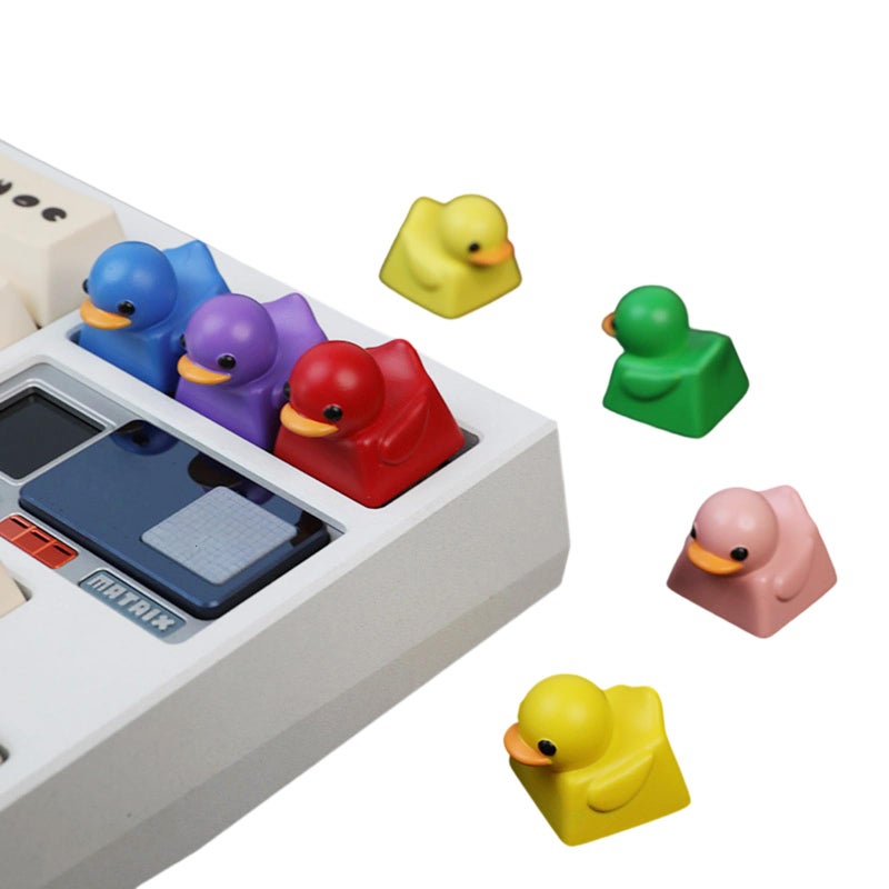 Yellow 3D Cartoon Esc Keycap Creative Decoration For Mechanical Keyboard 1pc - Image 3