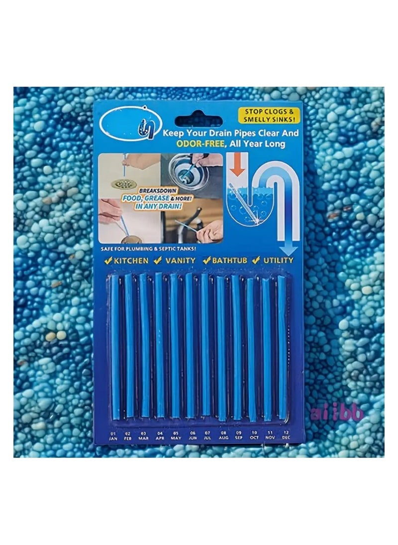Sani Sticks Sani stick Cleaner and Deodorizer Sticks for Drains Keeps Drains Clear and Odor-Free for Bathroom, Kitchen, Toilet, Shower Drain Pipe  3 pack  - Image 2