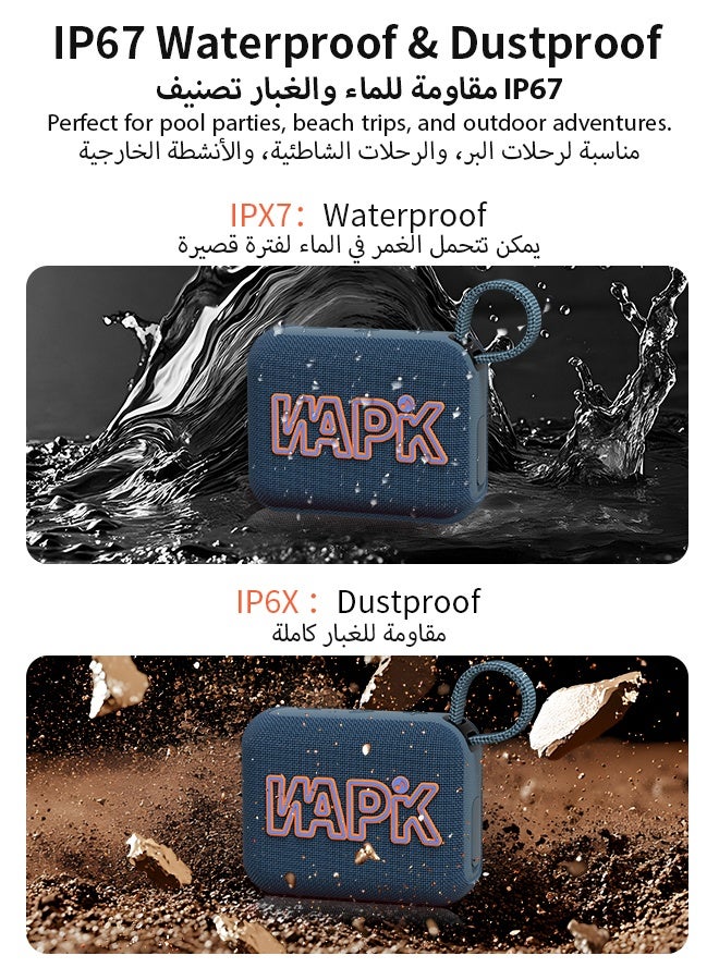 Wapik Aero 5 Bluetooth Speaker - Blue