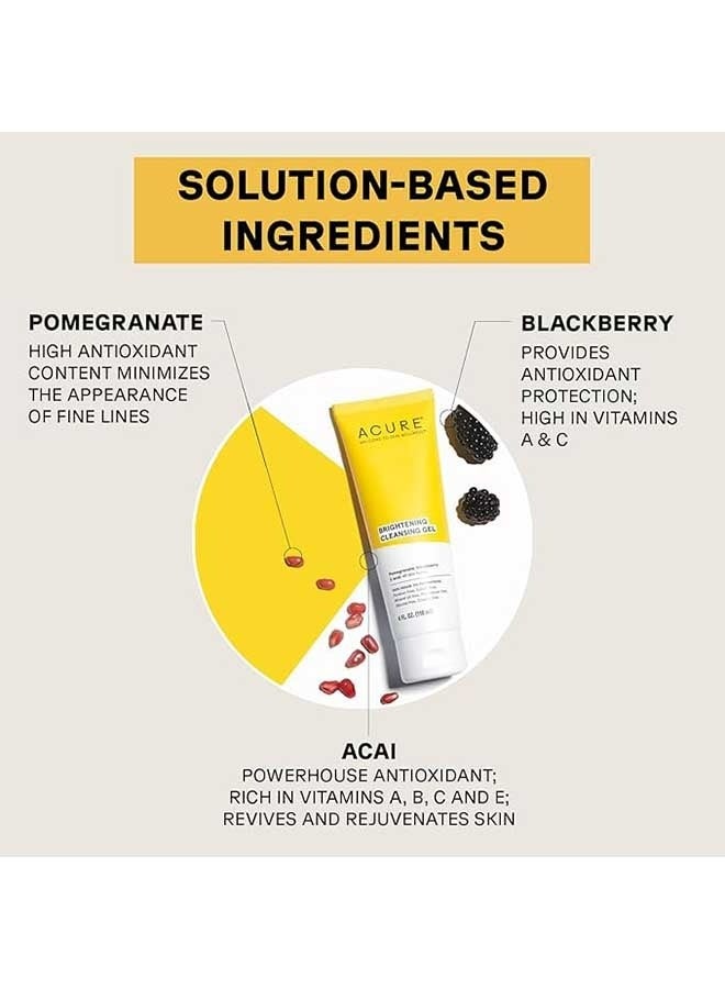 Acure Brightening Cleansing Gel 118ml - Image 3