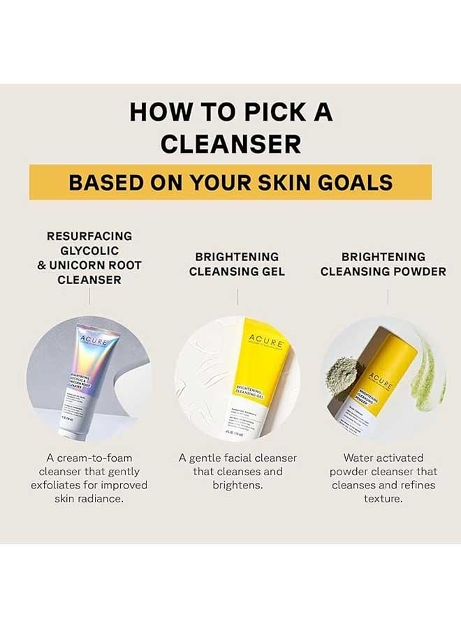 Acure Brightening Cleansing Gel 118ml - Image 4