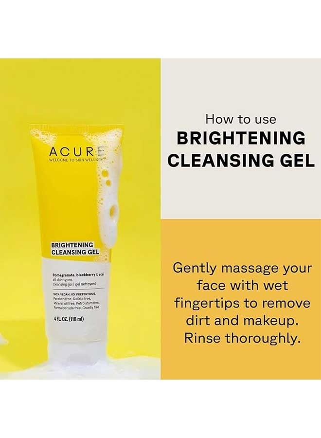 Acure Brightening Cleansing Gel 118ml - Image 5