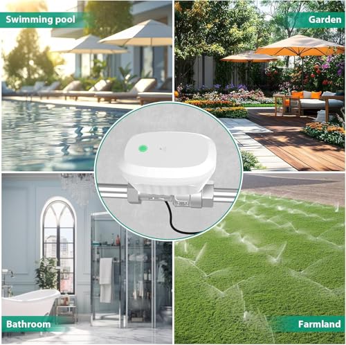 FRANKEVER DN25 Smart Water Valve 1″ Smart Water Management System WiFi Remote Control Faucet Timer for Hose, Sprinkler Water Timer Auto Watering for Plants,Compatible with Alexa,Google - Image 4