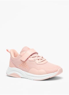 Kappa Girls' Mesh Textured Walking Shoes with Hook and Loop Closure  - Image 1