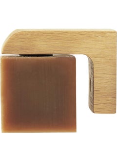 PROFESSOR EDWARD J FUZZWORTHY'S Professor Fuzzworthy Wood Air Dry Magnetic Soap Holder inShower Storage for Soaps  Beard Shampoo Bars  No More Soggy Soaps  Wooden Soap Dish Dispenser Bath Kitchen  Shower 