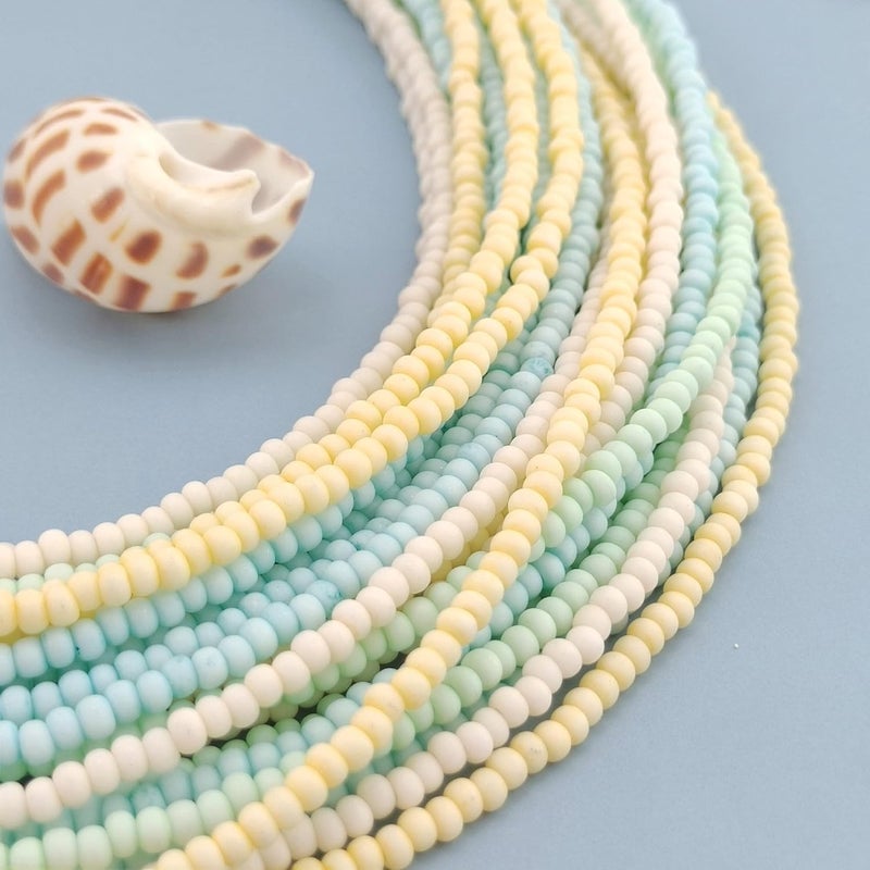 Bocar Multi Layer Chunky Bib Statement Seed Beads Cluster Collar Necklace for Women Gift (NK-10351) - Image 4