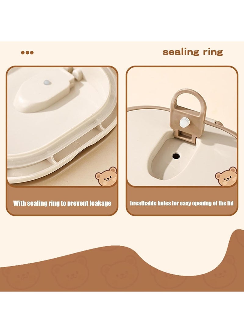 CMGTYYD Insulated Lunch Box, Portable Thermal Lunch Box for Hot Food, Large Capacity Square Food Box, 304 Stainless Steel, No Leakage Square Lunch Box for Adults, Kids, Children - Image 5