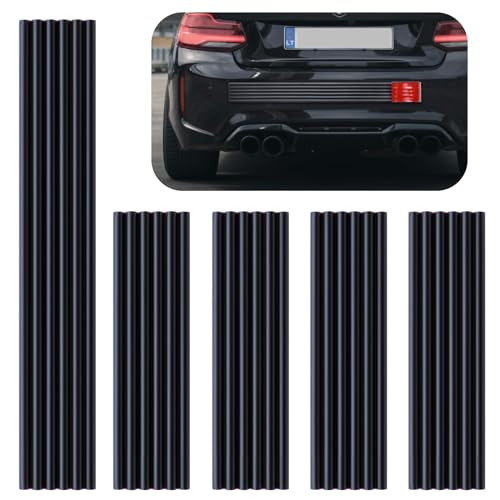 VEXPLO DIY Car Bumper Protector Guard, Strong Self Adhesive Rubber Rear Front Bumper Guard for SUV Cars Trucks, No Residue Anti Scratch & Anti-Colision Car Bumper Guard Accessories- 5 Pack Black - Image 1