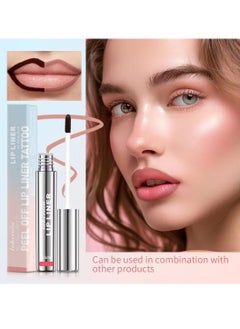 Peel Off Lip Liner Tattoo Peel Off Lip Stain Long Lasting Lip Stain Peel Off Infused with Hyaluronic Acid and Vitamin E Waterproof Long Lasting Highly Pigmented Matte Lip Tint Cool Cocoa 04 - pzsku/Z0924649289B8E459E64FZ/45/_/1724147054/aab1e6d2-4ce7-4f02-b399-d2053c979f09