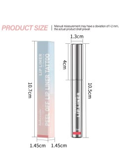 Peel Off Lip Liner Tattoo Peel Off Lip Stain Long Lasting Lip Stain Peel Off Infused with Hyaluronic Acid and Vitamin E Waterproof Long Lasting Highly Pigmented Matte Lip Tint Cool Cocoa 04 - pzsku/Z0924649289B8E459E64FZ/45/_/1724147068/57b3b60e-a177-4a07-9c02-f64f30770bcf