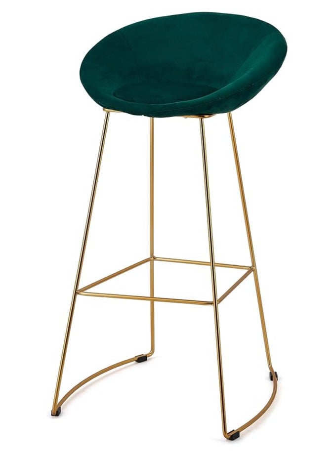 Ripple FURNITURE Stool For Bar Table Velvet Seat High Chair Bar Chair For Home Bar 