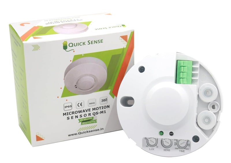 Quick Sense 220 V 360 Degree Ceiling Mount Microwave Sensor with LUX Sensor Inbuilt (Microwave Sensor(Set of 2)) - Image 3
