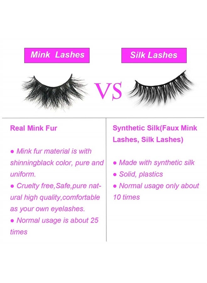 mikiwi 3D Mink Lashes, Mikiwi D390-3, 3 Pairs Lashes, Mink Eyelashes, Thick HandMade Full Strip Lashes, Cruelty Free, Luxury Makeup, 20mm mink eyeLashes (D390-3) - Image 4