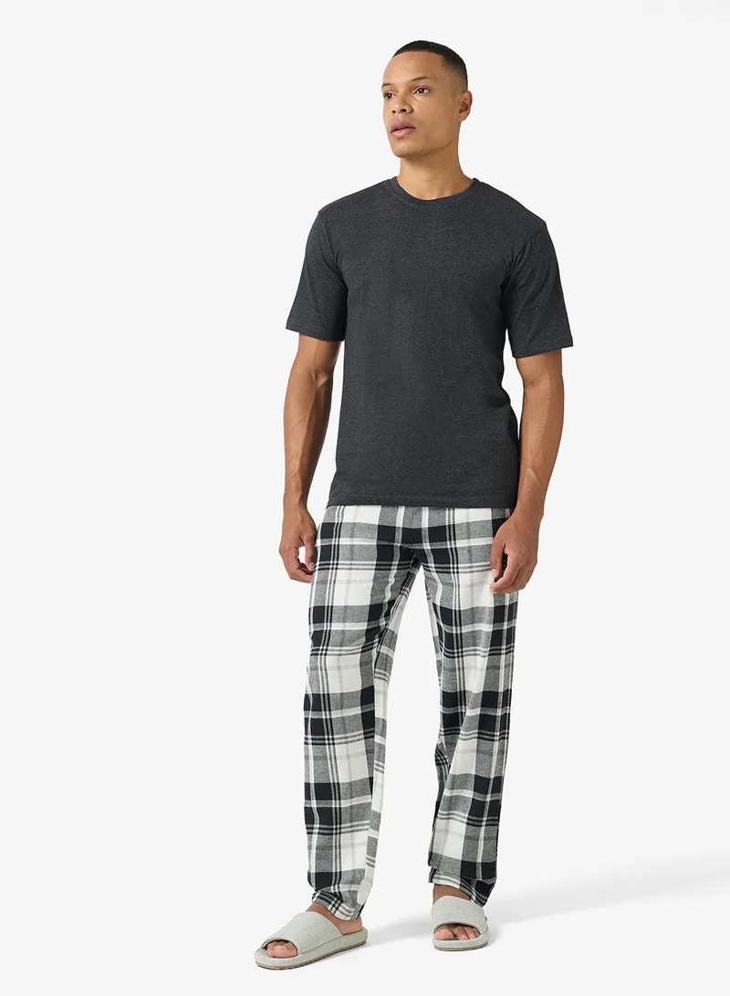 Seventy Five  Nightwear T-Shirt & Pants Set for Men | Best Price UAE
