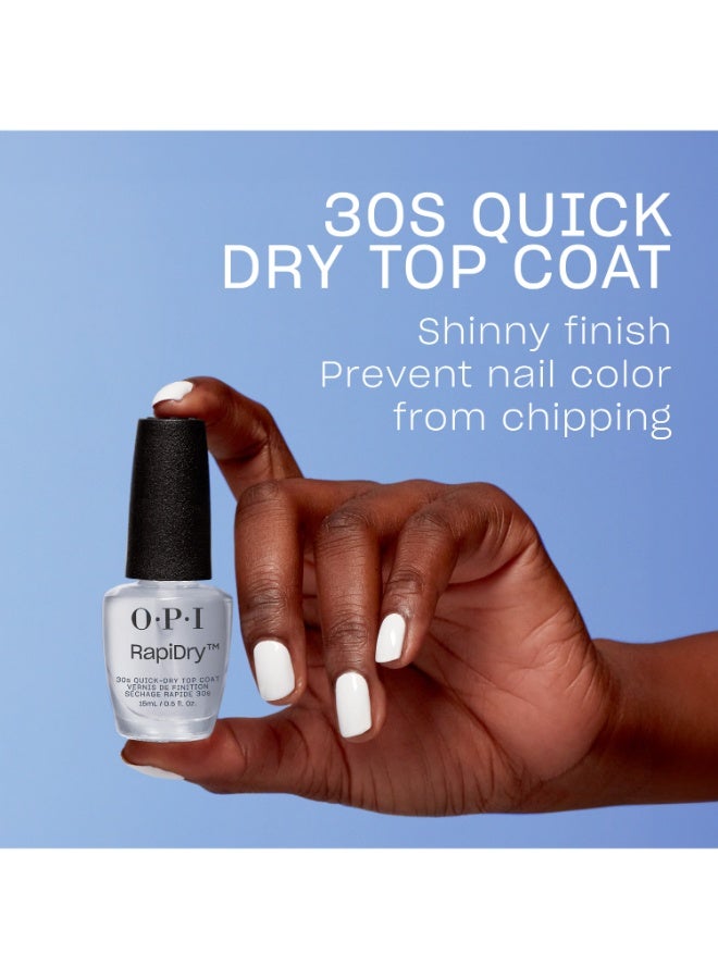 OPI Classic Lacquer Rapid Dry Top Coat 15ml - Image 2
