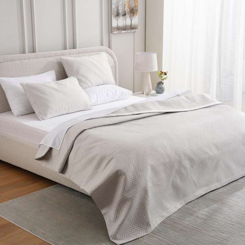 طقم غطاء سرير مبطن - صخرة قمرية للمنزل