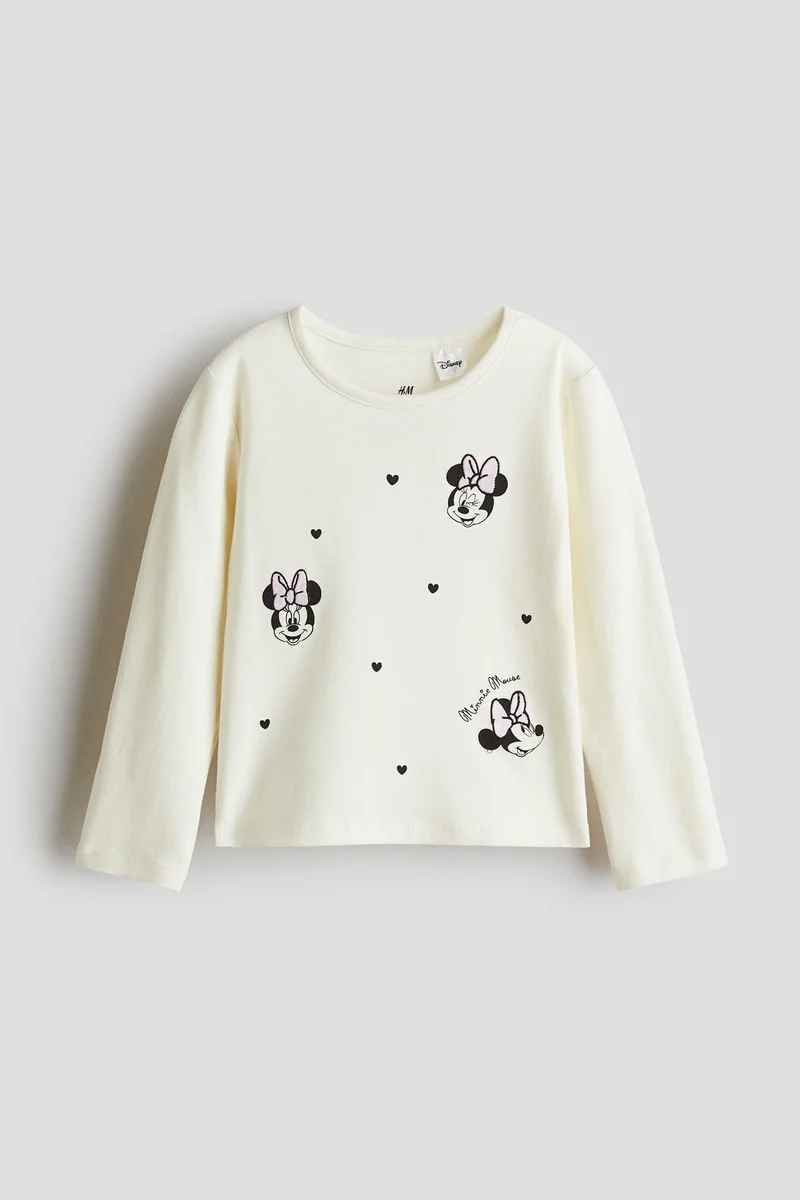 H&M Long-sleeved cotton top