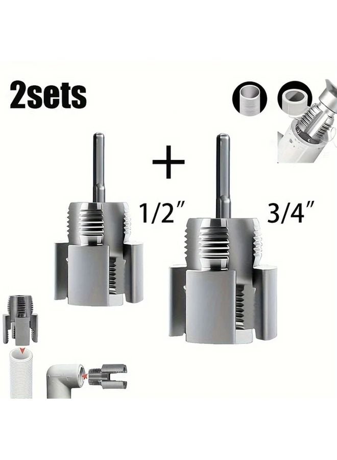 2pcs 4 6 Wire Cutting Tool Set For PVC Plastic Pipes Water Drainage Systems - Image 2