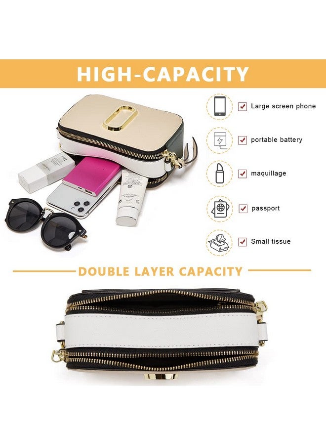 PALAY PALAY® Crossbody Bag for Women Small Square PU Bag for Women Hand Bag Clutch Bag Sling Bag with Detachable Wide Shoulder Belt Pure Color Shoulder Bag for Daily, Beige - Image 4