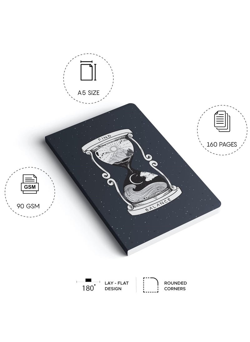 FACTOR NOTES A5 Size Softbound Ruled Notebook 160 Pages 90gsm Thickness  - Image 3