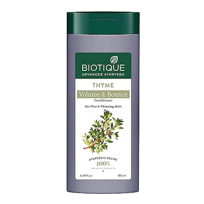 Biotique Bio Thyme Volume Conditioner for Fine and Thinning Hair, 180ml