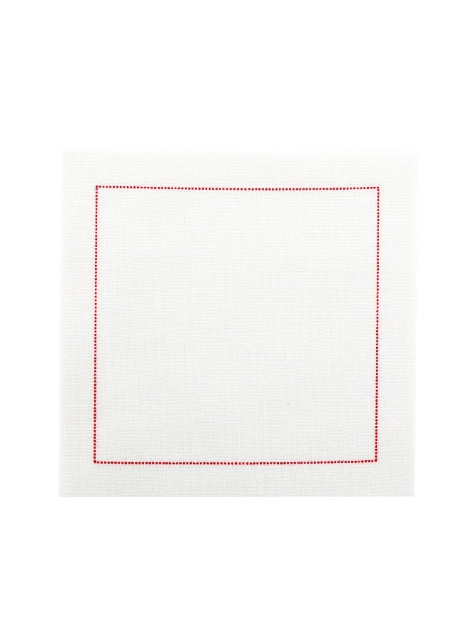 Restaurantware Napluxe  4.5 x 4.5 Inch  Cocktail Napkins, 500 Disposable  Beverage Napkins - Soft, Sustainable, White Cotton Square Napkins , Highly Absorbent, For Weddings, Or Birthdays  - Image 1