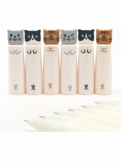 Y&D Black Ink Gel Pens, 0.38mm Cute Pens Japanese Kawaii Cat Ultra Fine Point Tip Pen Set Rollerball for Stationary School Office Supplies, Great Art Crafts Scrapbooks (6 pack)  - Image 5