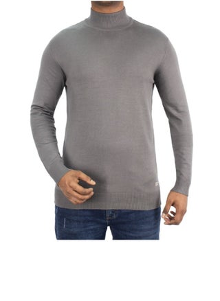 Plain High Neck Sweater for Men - pzsku/Z0924F3AFF40CF6A397DCZ/45/_/1709046406/44d6b36f-d6c0-4c76-aeed-03eaae63feb8
