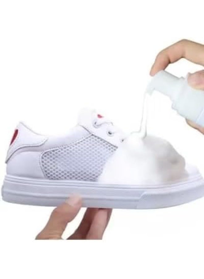 zoba 200ml Foam Spray for Cleaning and Polishing White Shoes and Sneakers, 1 Piece. Fast-acting, waterless white shoe cleaner removes tough stains and yellowing. - Image 4