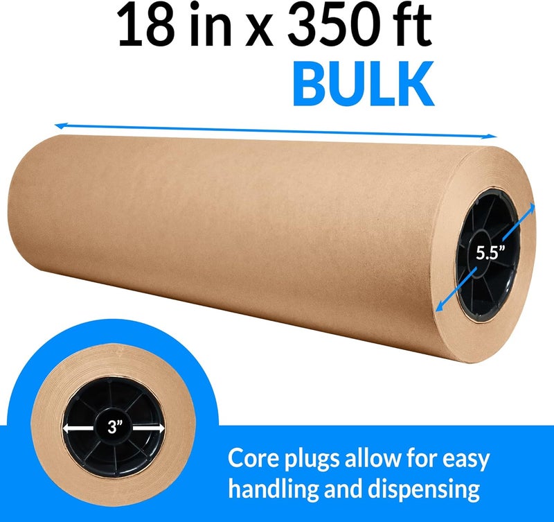 Reli. . Brown Freezer Paper Roll | 18 Inch x 350 Feet - Bulk | Made in USA | Natural Freezer Paper Roll for Meat | Food Grade, Poly-Coated for Wrapping/Freezing Meat (Brown) - Image 3