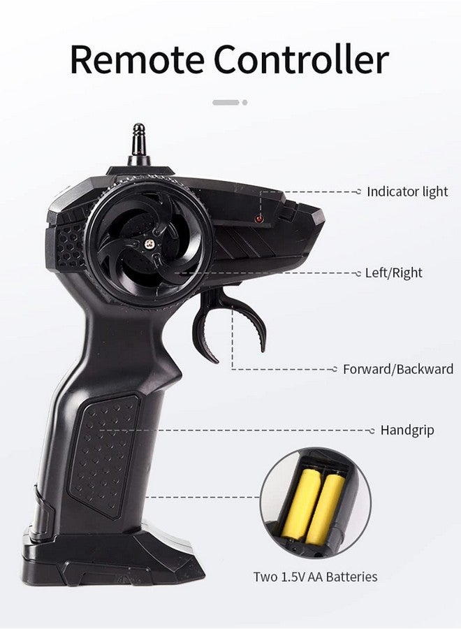 ماجيك واند شاحنة ماجيك واند البلاستيكية القابلة لإعادة الشحن للتحكم عن بعد ذات الدفع الرباعي والمصممة للطرق الوعرة، مزودة بمصابيح أمامية LED. 【لون عشوائي】【عبوة من قطعة واحدة】 - Image 3
