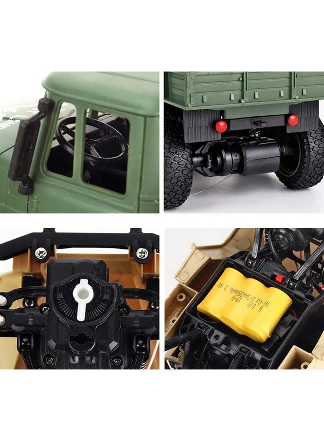 ماجيك واند شاحنة ماجيك واند البلاستيكية القابلة لإعادة الشحن للتحكم عن بعد ذات الدفع الرباعي والمصممة للطرق الوعرة، مزودة بمصابيح أمامية LED. 【لون عشوائي】【عبوة من قطعة واحدة】 - Image 5