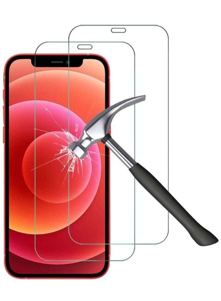 BORTONY 2-Piece Tempered Glass Screen Protector for Apple iPhone 12 Mini - Image 1