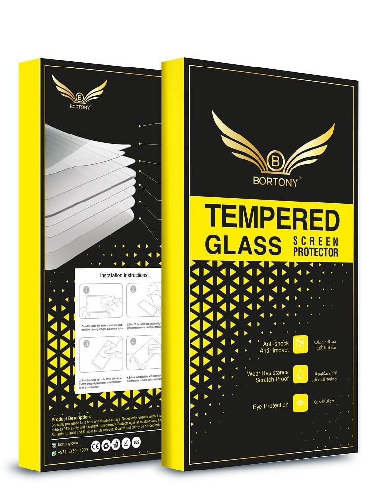 BORTONY 2-Piece Tempered Glass Screen Protector for Apple iPhone 12 Mini - Image 3