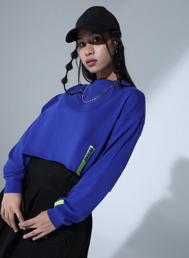 Hubberholme Women's Blue T-shirts - Casual and Comfortable Everyday Wear - Image 1