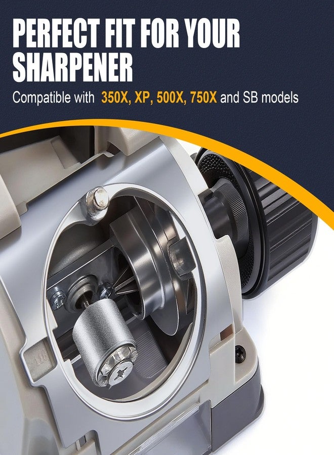 عجلة استبدال ألماسية من Enhon مقاس 180 حبيبة، متوافقة مع موديلات DA31320GF و350X وXP و500X و750X، مثالية لشحذ رؤوس الالتواء والبناء المصنوعة من الفولاذ عالي السرعة والكوبالت والقصدير المطلية - Image 2