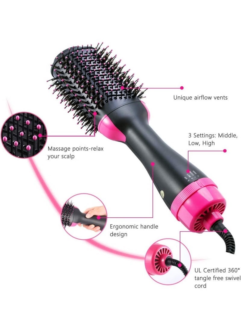 ELTRAZONE Hair Dryer Brush One-Step Blow Dryer Brush For Styling Hair Volumizer Negative Ionic Hot Brush Frizz Control and Styling One Step Electric Hair Dryer And Styler Brush - Image 2