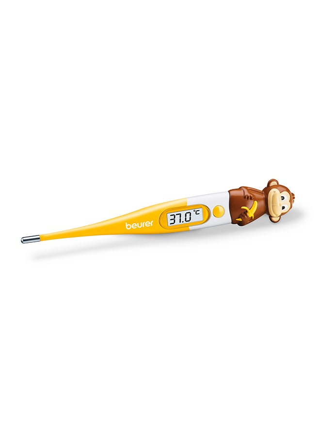 Beurer BY11 Monkey Instant Thermometer With Cute Character, Extra Flexible Tip, Results In 10 Seconds, Fever Alarm, Recalls Last Reading, Certified Medical Device  - Image 1